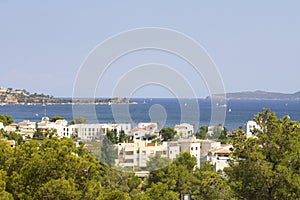 Puerto pollensa bay mallorca photo