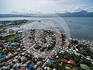 Puerto Princesa Cityscape in Palawan, Philippines.