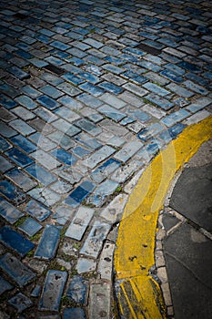 Puerto rico blue cobblestones