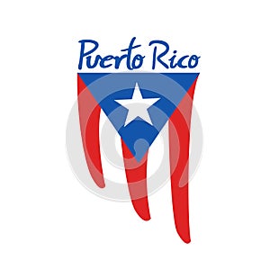 Puerto Rico flag symbol