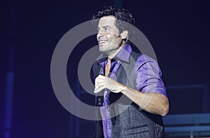 Puerto Rico latin singer Chayanne live on stage