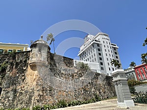 Puerto Rico`s historic Old San Juan district historic outpost