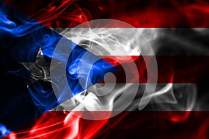 Puerto Rico smoke flag, United States dependent territory flag