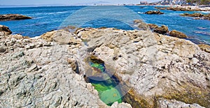 Puerto Vallarta, Conchas Chinas beach and ocean coastline