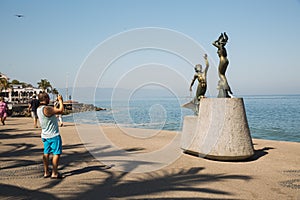 Puerto Vallarta Malecon Statues