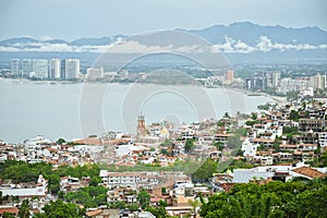 Puerto Vallarta, Mexico from bird view photo