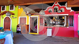 Puerto Vallarta, romantic restaurant overlooking scenic ocean beaches near Playa De Los Muertos and Malecon