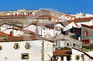 Puerto Viejo houses in Getxo, Basque Country, Spain