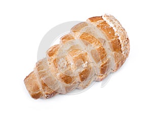 Puff pastry roll with cream