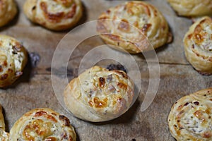 Puff pastry rolls