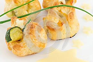 Puff pastry stuffed