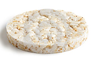 Puffed rice cake.