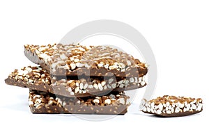 Puffed rice chocolate