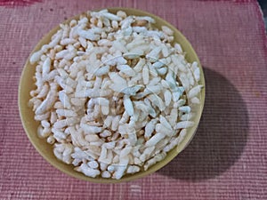 puffed rice commonly known as muri or murmure in India is a popular occasional snacks