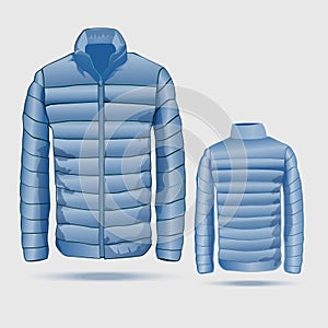 Puffer jacket template.