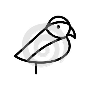 puffin icon or logo isolated sign symbol vector illustration