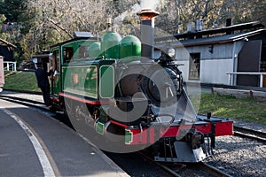 Puffing Billy steam train engine