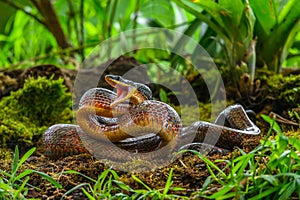 Puffing Snake - Phrynonax poecilonotus is a species of nonvenomous snake in the family Colubridae