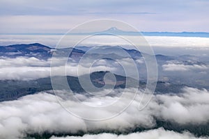 Puffy Clouds over the Willamette Valley