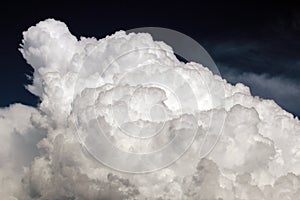 Puffy White Monsoon Cloud