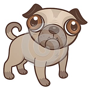 Pug Puppy Cartoon