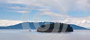 Puget Sound with Island photo