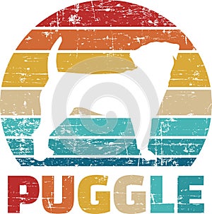 Puggle vintage color