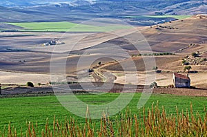 Puglia countryside - The high plains near Minvervino Murge,Italy 