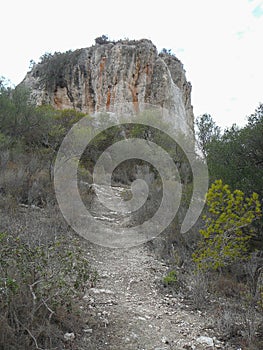Puig de sa Morisca Moorish Peak archaeological park in Majorca