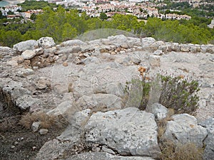 Puig de sa Morisca Moorish Peak archaeological park in Majorca