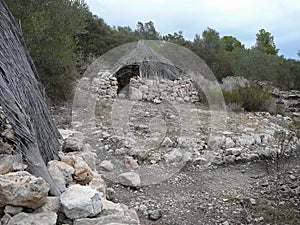 Puig de sa Morisca Moorish Peak archaeological park in Majorca