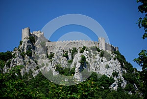 Puilaurens Castle in the south of France