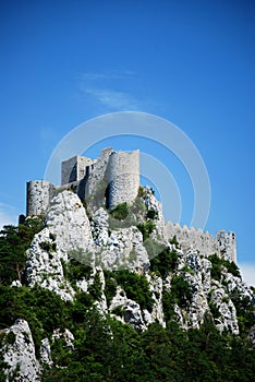 Puilaurens Castle in the south of France