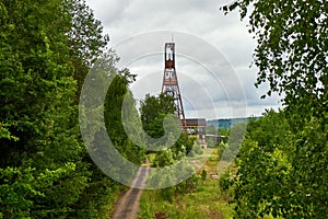 Puit Simon Old Coal Mine Disused Forbach Lorraine France