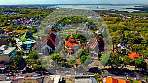 Puja Mandala in Nusa Dua, Bali, Indonesia is an area where the praying buildings for 5 religions located in one place photo