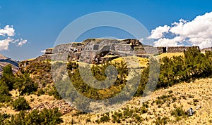 Puka Pukara Fortress in Cusco, Peru