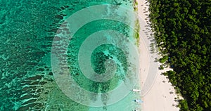 Puka Shell Beach. Boracay, Philippines.