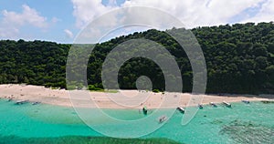 Puka Shell Beach. Boracay, Philippines.