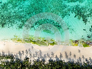 Puka Shell Beach. Boracay, Philippines.