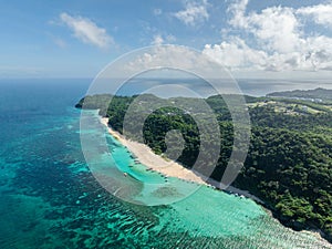 Puka Shell Beach in Boracay, Philippines.