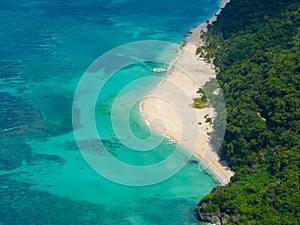 Puka Shell Beach. Boracay, Philippines.