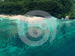 Puka Shell Beach in Boracay, Philippines.