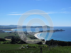 Puketeraki Lookout of Karitane Beach