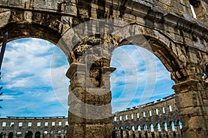 The Pula Arena amphitheatre