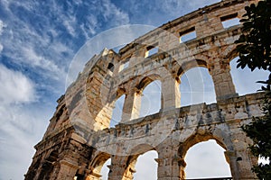 Roman Arena in Pula Croatia photo