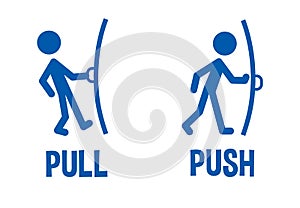 Pull or Push door signs