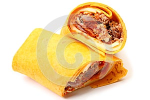 Pulled Pork and Provolone Wrap