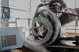 The Pulley on air compressor