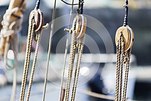 Pulley and rope