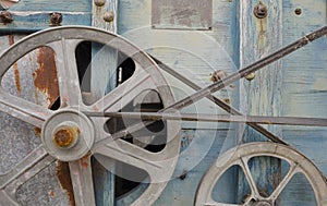 Pulleys on an Old Machine